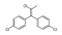1-chloro-4-[2-chloro-1-(4-chlorophenyl)prop-1-enyl]benzene结构式