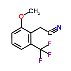 2-Methoxy-6-(trifluoromethyl)benzyl cyanide图片