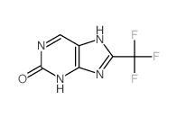 2H-Purin-2-one,1,3-dihydro-8-(trifluoromethyl)- Structure