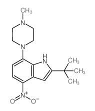 2-(TERT-BUTYL)-7-(4-METHYLPIPERAZIN-1-YL)-4-NITRO-1H-INDOLE Structure