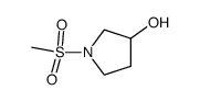 1-(methylsulfonyl)pyrrolidin-3-ol Structure