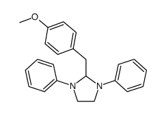 2-(4-methoxy-benzyl)-1,3-diphenyl-imidazolidine Structure