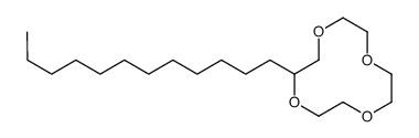 2-dodecyl-1,4,7,10-tetraoxacyclododecane Structure