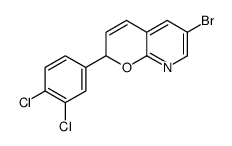 6-bromo-2-(3,4-dichlorophenyl)-2H-pyrano[2,3-b]pyridine Structure