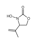 4-(1-methylethenyl)-N-hydroxy-1,3-oxazolidin-2-one Structure