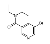 5-BROMO-N,N-DIETHYL-3-PYRIDINECARBOXAMIDE Structure