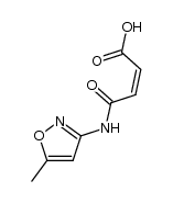 (Z)-4-((5-methylisoxazol-3-yl)amino)-4-oxobut-2-enoic acid Structure
