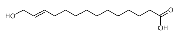 14-hydroxytetradec-12-enoic acid Structure