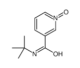 N-tert-butyl-1-oxidopyridin-1-ium-3-carboxamide Structure