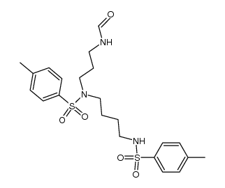 N8-formyl-4,N8-ditosyl-4-azaheptane-1,8-diamine结构式