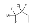 1-bromo-2-chloro-1,1,2-trifluoro-butane结构式