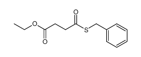 thiosuccinic acid O-ethyl ester-S-benzyl ester结构式