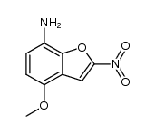 amino-7 methoxy-4 nitro-2 benzofuranne Structure