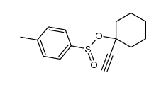 1-ethynylcyclohexyl 4-methylbenzenesulfinate结构式