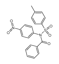 N-(4-nitrophenyl)-N-tosylbenzamide结构式