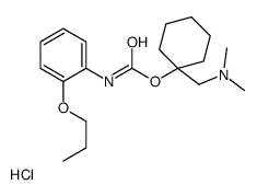 [1-[(dimethylamino)methyl]cyclohexyl] N-(2-propoxyphenyl)carbamate,hydrochloride结构式