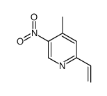 2-ethenyl-4-methyl-5-nitropyridine Structure