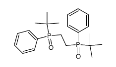 ethane-1,2-diyibis(phenyl-t-butylphosphine)dioxane Structure