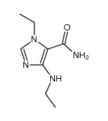 1-ethyl-4-(N-ethylamino)-1H-imidazole-5-carboxamide结构式
