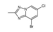8-bromo-6-chloro-2-methyl-[1,2,4]triazolo[1,5-a]pyridine Structure