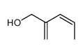 2-methylidenepent-3-en-1-ol Structure