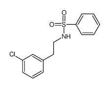 N-[2-(3-chlorophenyl)ethyl]benzenesulfonamide Structure