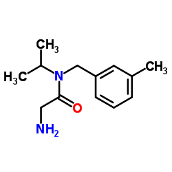 N-Isopropyl-N-(3-methylbenzyl)glycinamide Structure