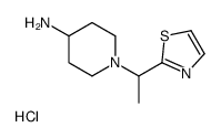 1-(1-Thiazol-2-yl-ethyl)-piperidin-4-ylamine hydrochloride picture