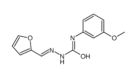 1-[(E)-furan-2-ylmethylideneamino]-3-(3-methoxyphenyl)urea结构式