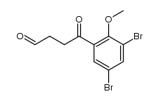 1-(3,5-Dibrom-2-methoxyphenyl)-1,4-butandion Structure