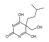 5-(hydroxymethyl)-5-(3-methylbutyl)-1,3-diazinane-2,4,6-trione结构式