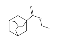 ethyl 1-adamantanecarbodithionate结构式