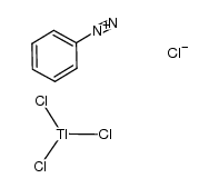 benzenediazonium thallium(III) chloride Structure