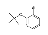 3-溴-2-(叔丁氧基)吡啶结构式