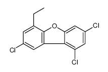 1,3,8-trichloro-6-ethyldibenzofuran Structure