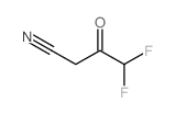 4,4-Difluoro-3-oxobutanenitrile structure