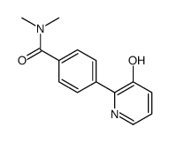 4-(3-hydroxypyridin-2-yl)-N,N-dimethylbenzamide结构式