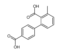 2-(4-carboxyphenyl)-6-methylbenzoic acid结构式