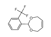 2-(2-trifluoromethylphenyl)-1,3-dioxepin-5-ene Structure