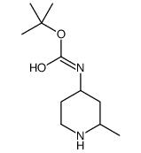 tert-butyl (2-Methylpiperidin-4-yl)carbamate structure