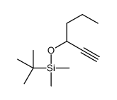 tert-butyl-hex-1-yn-3-yloxy-dimethylsilane Structure