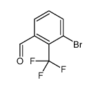 3-bromo-2-(trifluoromethyl)benzaldehyde structure