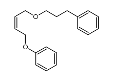 (Z)-(3-((4-phenoxybut-2-en-1-yl)oxy)propyl)benzene结构式