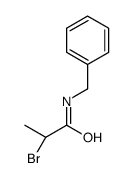 (2S)-N-benzyl-2-bromopropanamide Structure