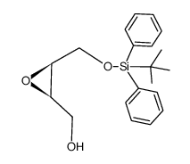 erythro-(2R,3S)-4-(tert-butyldimethylsiloxy)-2,3-epoxy-1-butanol结构式