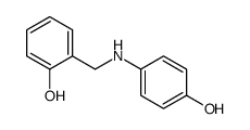 2-[(4-hydroxyanilino)methyl]phenol Structure