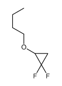 Cyclopropane, 2-butoxy-1,1-difluoro- (9CI)结构式