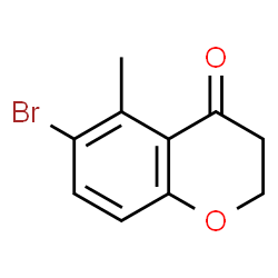 6-bromo-5-methylchroman-4-one Structure