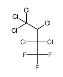 2,2,3,4,4,4-hexachloro-1,1,1-trifluorobutane Structure