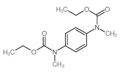 ethyl N-[4-(ethoxycarbonyl-methyl-amino)phenyl]-N-methyl-carbamate Structure